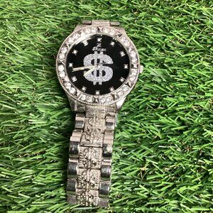 Old School Bling Watch Bling Dollar Sign